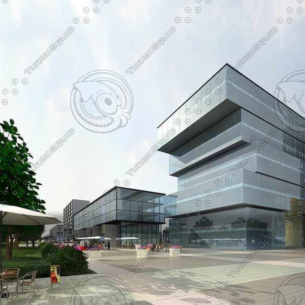 3d max modern apartment building - 3D Building 101 by sundynasty